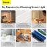 Baseus Smart LED Desk Lamp 5W 250 Lumens Eye-Caring Auto-Dimming Touch Control 3 Color Modes 47" Wide Light for Home Office Bedroom Painting – White